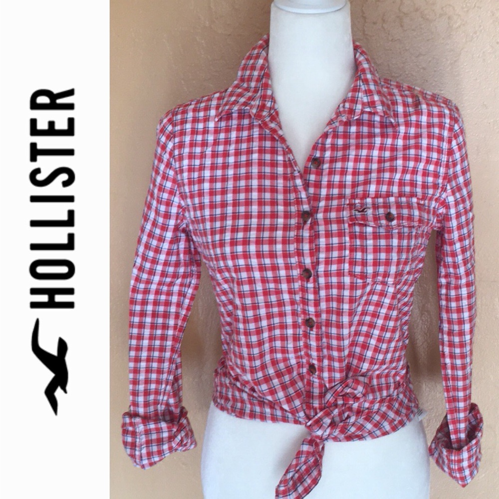 ⭐️✨3 for $20 ✨⭐️ Hollister plaid shirt  size small